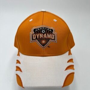 Houston Dynamo Soccer Cap Orange White MLS Baseball Hat One Size Fits‎ All